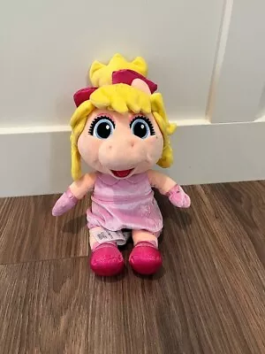 Disney Store Miss Piggy Muppet Babies Plush Pig Pink 12  Soft Toy Stuffed Animal • $6