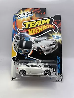 Team Hot Wheels Infiniti G37 White Y5 Wheels • $89.99