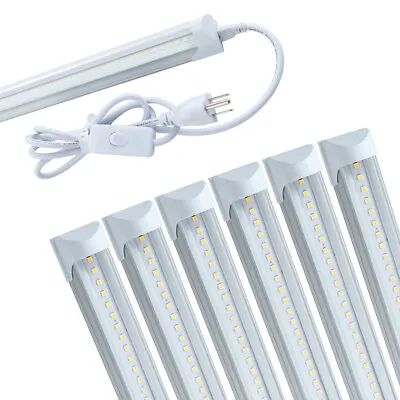 2FT T8 LED Shop Light Linkable Ceiling Integrated Fixture 10W Daylight 6000K • $45.99
