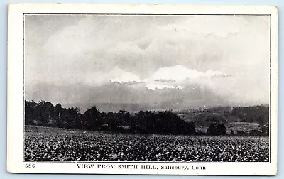 POSTCARD View From Smith Hill Salisbury Connecticut S K Simon • £6.04