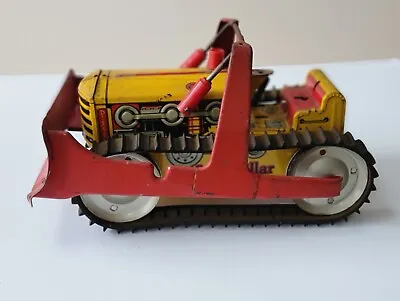 VTG 40's Marx Toys Tin Litho Caterpillar Bulldozer Toy • $72