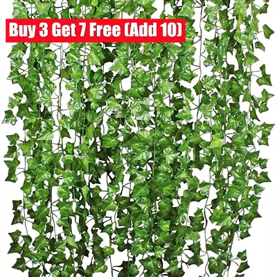 Artificial Ivy Garland Fake Vine Trailing Leaf Hanging Plant Foliage Xmas Decor • £2.77