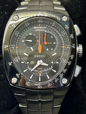 Seiko Sportura Kinetic Chronograph Watch SNL015 7L22-0AD0 Watch • £525