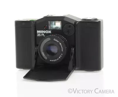 Minox 35 PL Black 35mm Camera W/ 35mm F2.8 Lens -Clean In Box- • $120.86