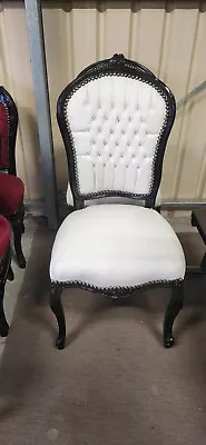 White French Provincial Antique Reproduction Dining Chair • $200