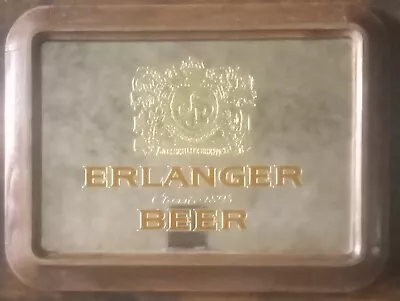 Vintage Mirror Bar Sign Erlanger On Draught Classic 1893 Beer Advertising Sign  • $19.25