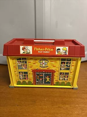 Vintage 1976 Fisher Price Little People Play Family Children's Hospital • $35