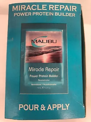 3 Packs ~ MALIBU Wellness Miracle Repair Power Protein Builder Treatment ~ 14 Ml • $10