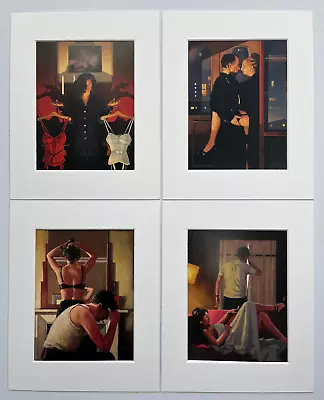 £18 • Buy 4x Jack Vettriano MOUNTED Prints -  10  X 8  *Rare* Group3