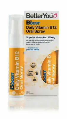 Better You BetterYou Boost B12 Oral Spray 25ml • £10.59