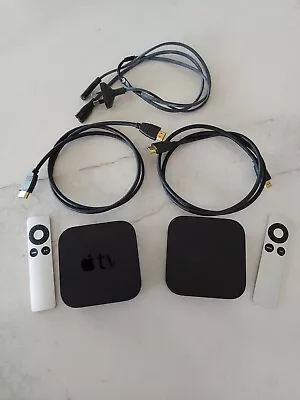 $190 • Buy Apple TV (2nd Generation) Media Streamer - A1378 - X 2 - Remotes Included