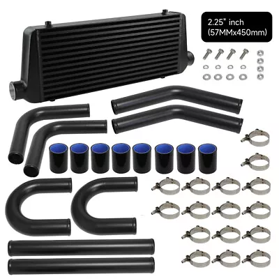 £225 • Buy Universal FMIC Intercooler 550x230x65mm+2.25  57mm Aluminum Piping T-Bolt Clamps