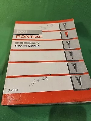 1991 Pontiac Firebird Factory GM Shop Service Manual • $49