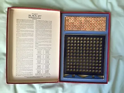 Vintage Scrabble RSVP Three Dimensional Crossword Board Game 1970 • $7.99