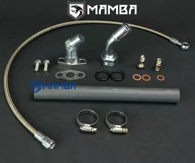 89~ MAZDA MIATA MX-5 W/ Garrett GT25R GT28R BB Turbo Oil Feed & Return Line • $108.90