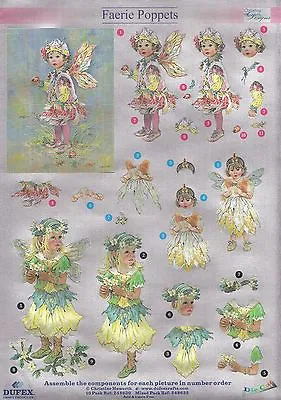 Dufex - 3D Decoupage - Die Cut - Faerie Poppets No. 7 • £2.89