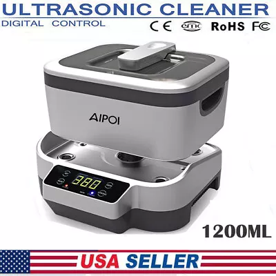 1200ML Ultrasonic Cleaner  Detachable Ultrasonic Cleaning Machine With Timer US • $65.79