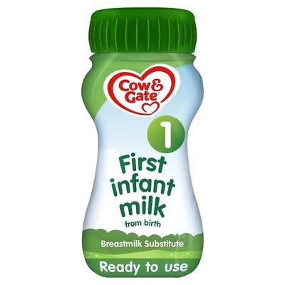 Cow & Gate 1 First Infant Milk Liquid 200ml • £1.10