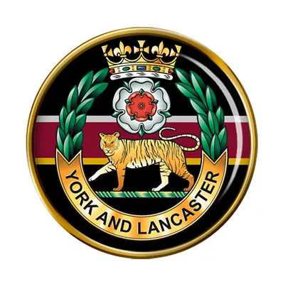 York And Lancaster Regiment British Army Pin Badge • £5.50
