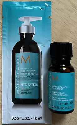 Moroccan Oil Treatment 0.34oz/10ml & Styling Cream Sample Size New • $4.99