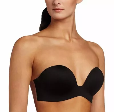 Fashion Forms Ultimate Boost Backless Strapless Adhesive Bra Padded Black C Cup • £10