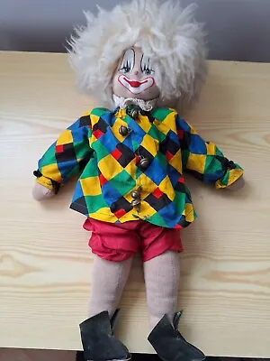 Handmade Clown Doll With Painted Face • £10