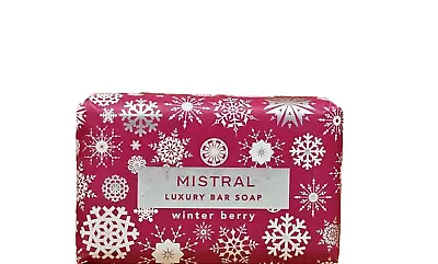 MISTRAL Winter Berry Luxury Pure Vegetable Soap Bar Organic Shea Butter  • $16.98