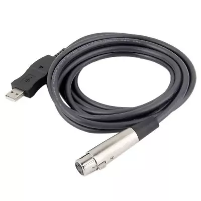 3M USB Male To XLR Female Microphone USB MIC Link Cable New • $11.85