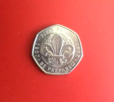 Collectors 2007 BE PREPARED - SCOUTING 100th ANNIVERSARY 50p Coin • £2.99