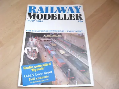 Railway Modeller Magazine July1984 Radio Control Hymek O-16.5 Loco Depot LBSCR K • £1.35