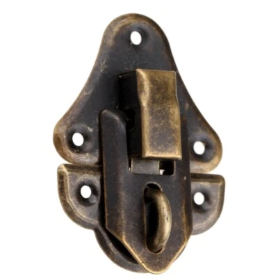 $8.90 • Buy Box Latch Hasp Chest Jewelry Case Antique Pull Handle Chinese Old Lock Hardware