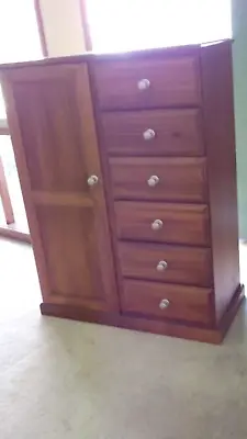$80 • Buy Timber Wardrobe With Drawers.