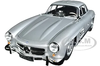 1954 Mercedes-benz 300 Sl Gullwing Silver 1/18 Diecast Car Minichamps 180039000 • $209.99