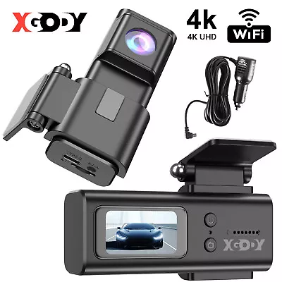 XGODY 4K Single Dash Cam WIFI Only Front Car Dash Camera Night Vision G-Sensor • $52.99