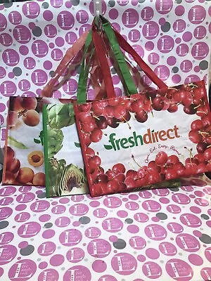 FRESH DIRECT - Eco Friendly Reusable Grocery Supermarket Shopping Tote Bags • $1.95