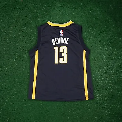 Paul George Indiana Pacers NBA Adidas Navy Boys Replica Jersey • $29.99