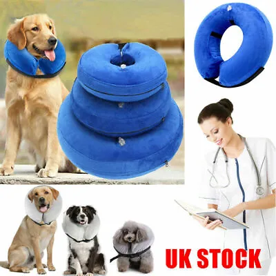 £8.99 • Buy Dog Cat Cute Soft E-Collar Pet Puppy Neck Medical Protection Head Cones Recovery
