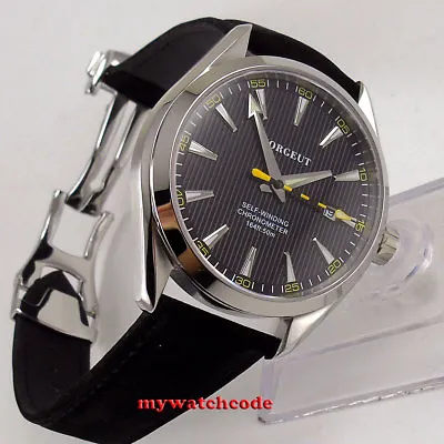 Polisehd 41mm Corgeut Black Dial Sapphire Glass Miyota Automatic Mens Watch C131 • $88.20