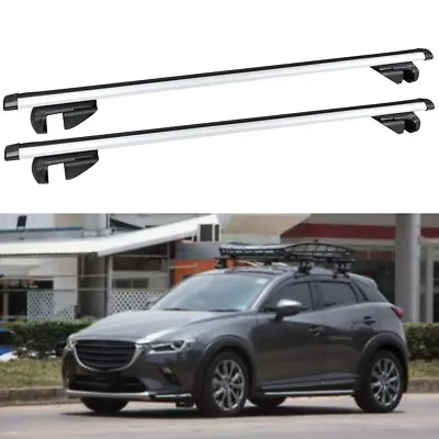 Car Top Roof Rack Cross Bar Luggage Carrier With Lock For Mazda CX-3 CX-5 CX-9 • $109.59