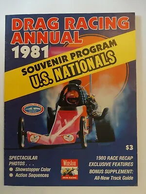 NHRA 1981 Winston Drag Racing Annual: 114-Pages -- MINT • $29.75