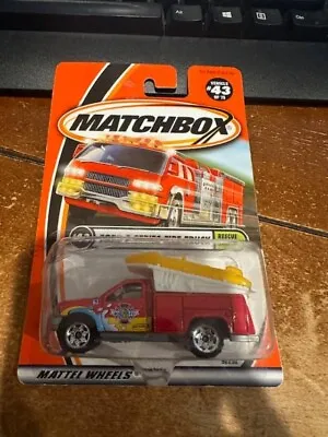 2001 Matchbox Rescue Squad Ford F-Series Fire Truck #43 • $2.75