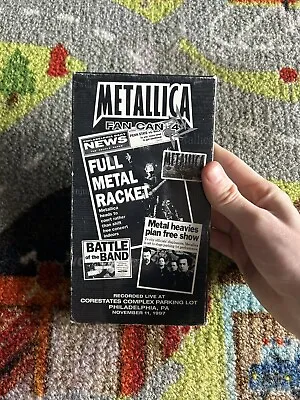 Metallica Fan Can 4 Vhs (1997) Live Tour Footage Htf Rare Tested Vgc • $32.40