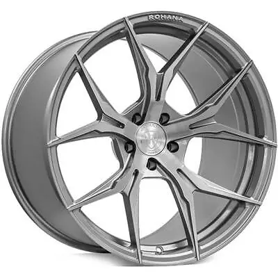 4ea 20  Rohana Wheels RFX5 Brushed Titanium Rims (S7) • $2320