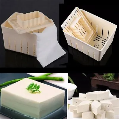 DIY Tofu Maker Press Mold Homemade Tofu Cheese Cloth Cuisine Making MachineTool❤ • $12.59