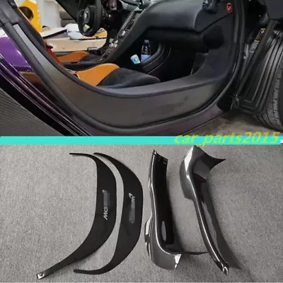 Fit FOR MCLAREN MP4-12C 650S CARBON FIBER DOOR SILLS THRESHOLD PANELS COVER Trim • $1352.69