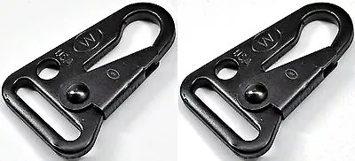 Itw C.l.a.s.h. Snap Hook For 1  Webbing Steel Set Of Two Black Itw23b • $20.35