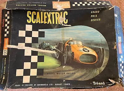 Vintage Scalextric Rubber Track - GP2 Box - 41 Pieces Early 1960’s • £38