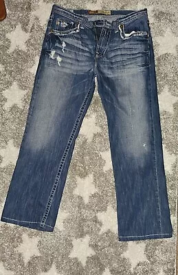 Big Star Buckle Mens Jeans Size 34L Voyager Straight Stretch 5 Pocket • $29.99