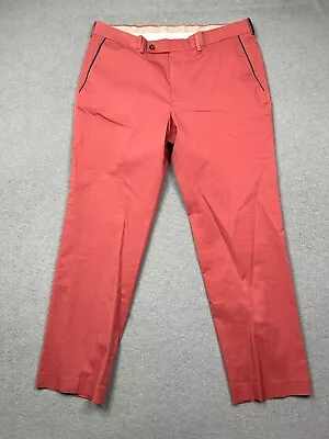 Greyson Pants Mens 36x30 Salmon Pink Trouser Chino Golf Preppy Outdoors • $28.99