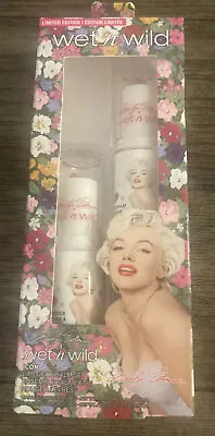 NEW Wet N Wild Red Lipstick & GLIMMER Balm Set- LIMITED EDITION MARILYN MONROE • $28.98